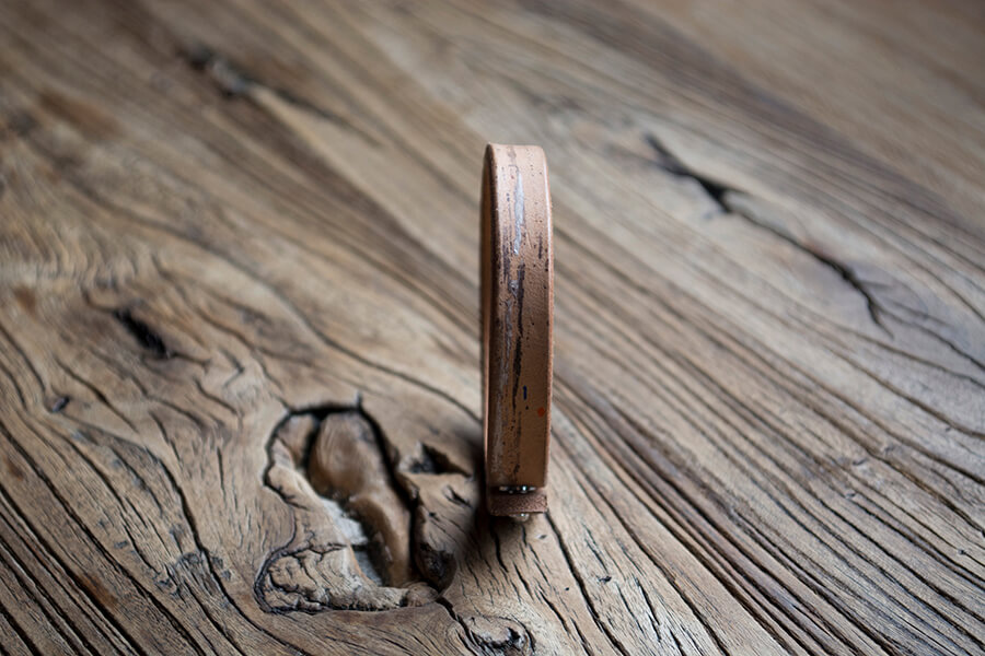 Genuine Leather Marble Bracelet 