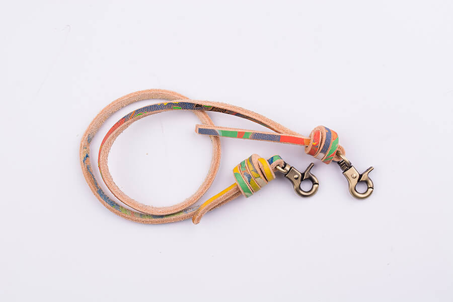 Genuine Leather Marble Leather Strap 