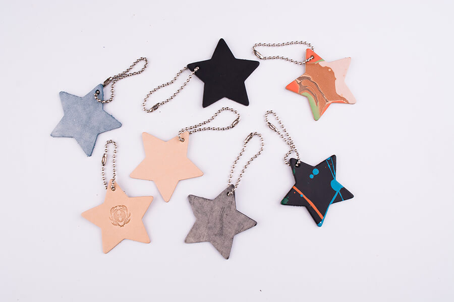 Genuine Leather Marble Star 