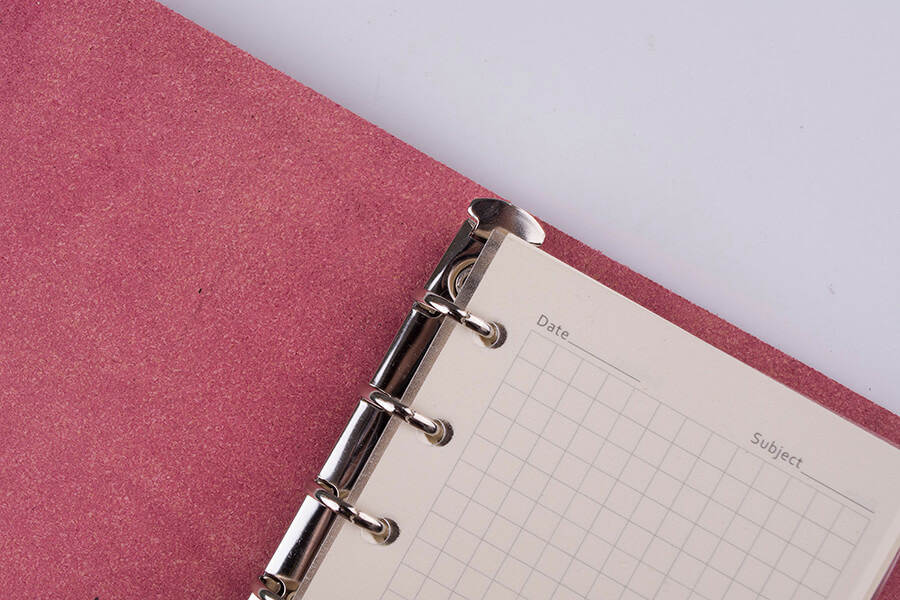 Genuine Leather Splatter Art Travel Notebook 