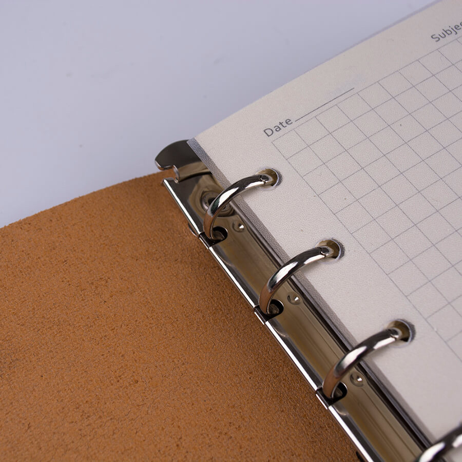 Genuine Leather Splatter Art Travel Notebook 
