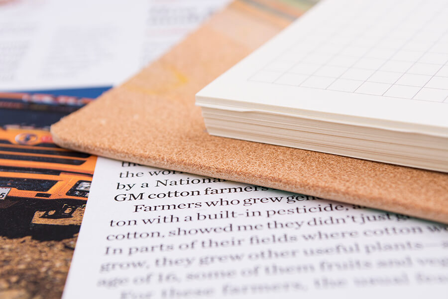 Genuine Leather Marble Traveler S Notebook 