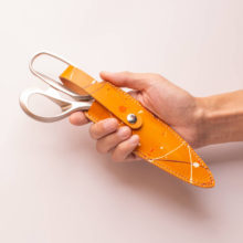 joegoods.com, JoeGoods_genuine_Leather_splatter_1615 tailor scissors case