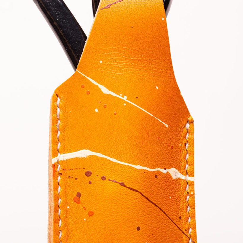 joegoods.com, JoeGoods_genuine_Leather_splatter_1615 tailor scissors case