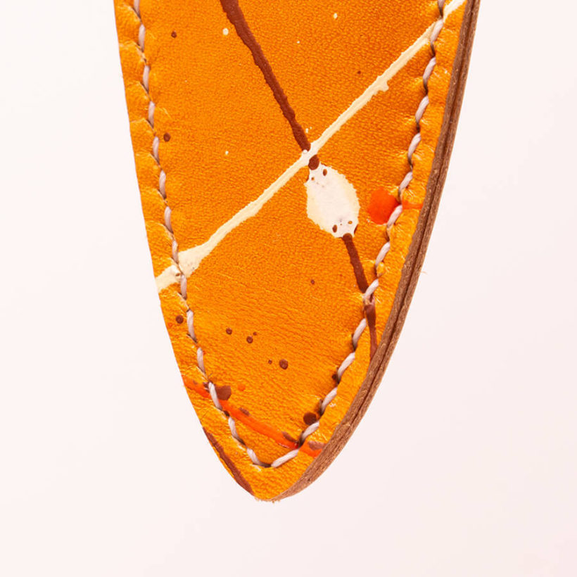 joegoods.com, JoeGoods_genuine_Leather_splatter_1615 tailor scissors case