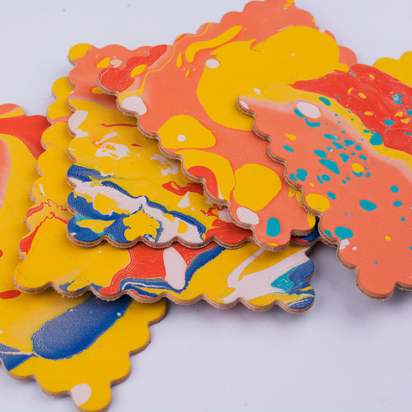 joegoods.com, JoeGoods_genuine_Leather_marble_1002 coasters