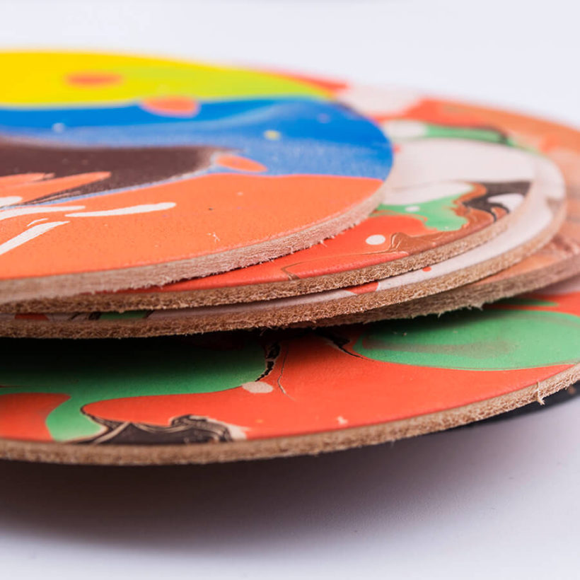 joegoods.com, JoeGoods_genuine_Leather_marble_1004 coasters