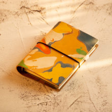 joegoods.com, JoeGoods_genuine_Leather_marble_1901 A7 Travelers Notebook