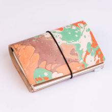 joegoods.com, JoeGoods_genuine_Leather_marble_1903 Small Travelers Notebook