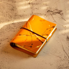 joegoods.com, JoeGoods_genuine_Leather_splatter_1901 A7 Travelers Notebook