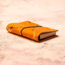 joegoods.com, JoeGoods_genuine_Leather_splatter_1901 A7 Travelers Notebook