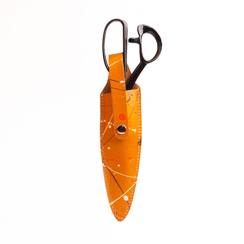 joegoods.com, JoeGoods_genuine_Leather_splatter_scissors case