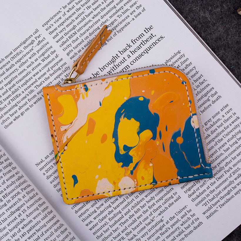 joegoods.com, JoeGoods_genuine_Leather_marble_1102 zip wallet