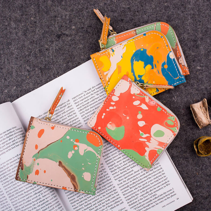 joegoods.com, JoeGoods_genuine_Leather_marble_1102 zip wallet