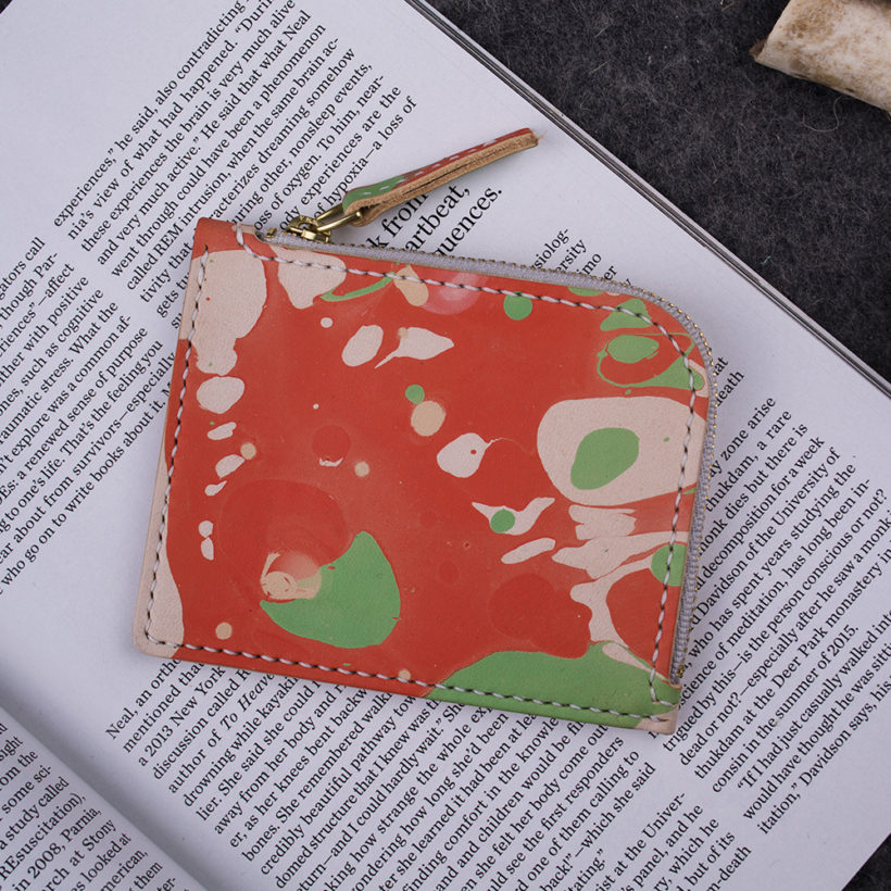 joegoods.com, JoeGoods_genuine_Leather_marble_1102 zip wallet