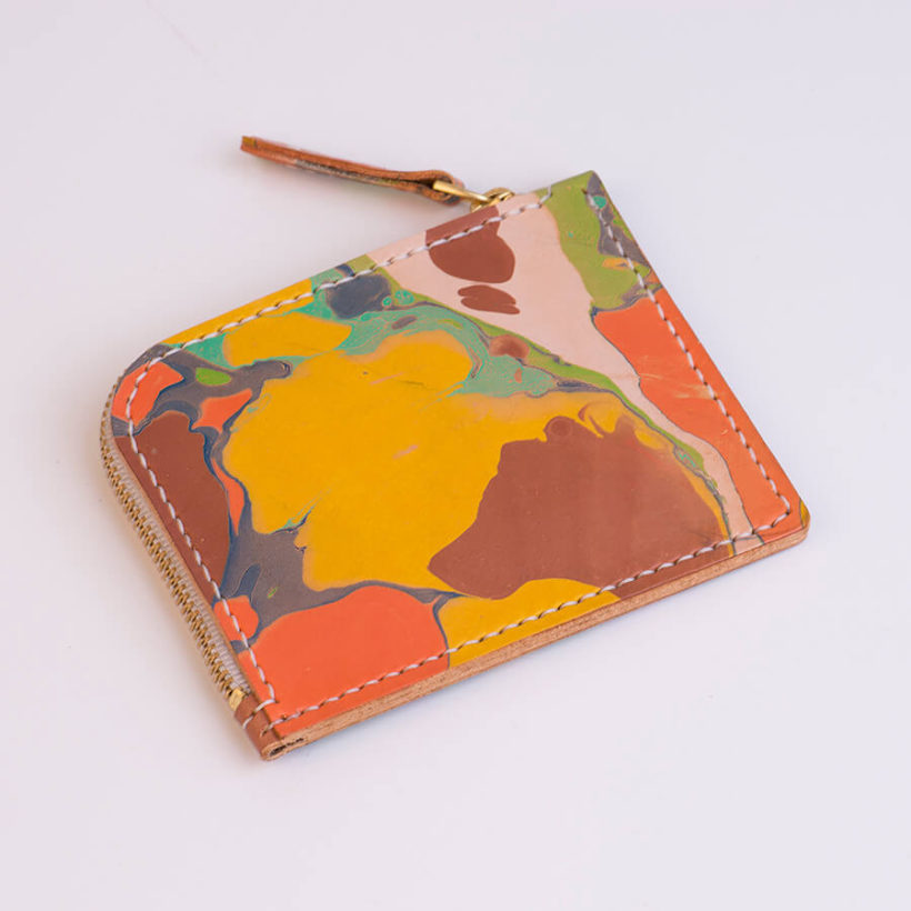 joegoods.com, JoeGoods_genuine_Leather_marble_1102 zip wallet