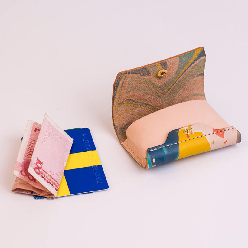 joegoods.com, JoeGoods_genuine_Leather_marble_1114 Simple Stylish Card Holder