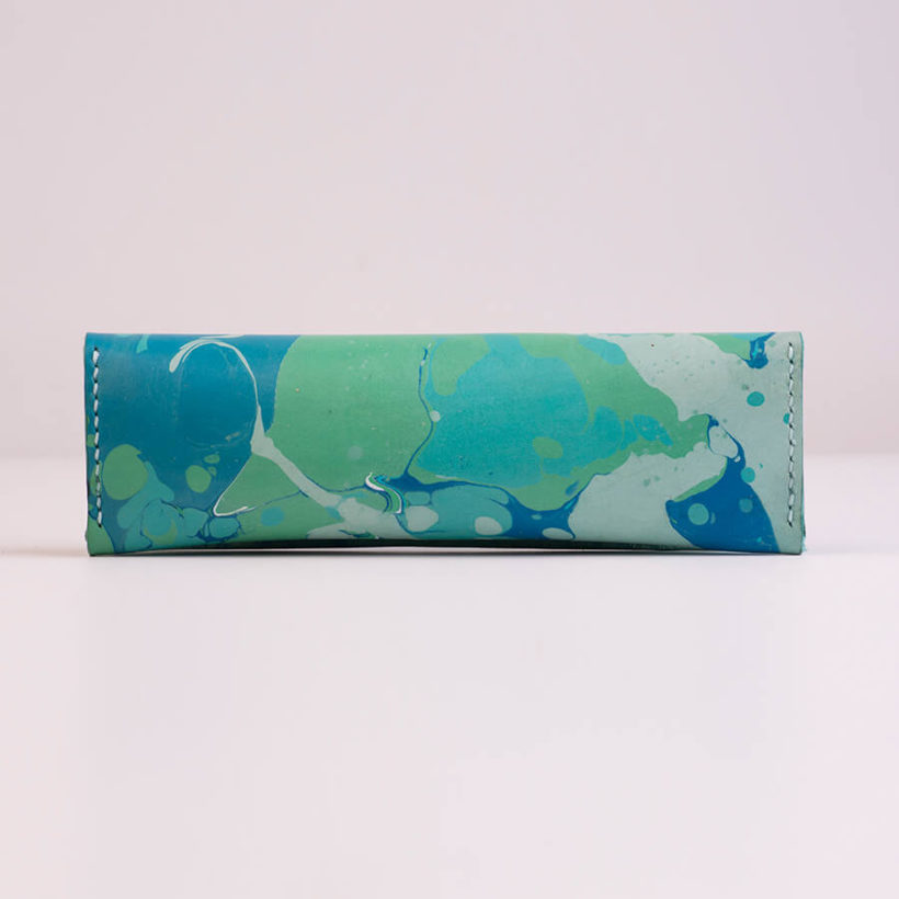 joegoods.com, JoeGoods_genuine_Leather_marble_1201 Pencil Case