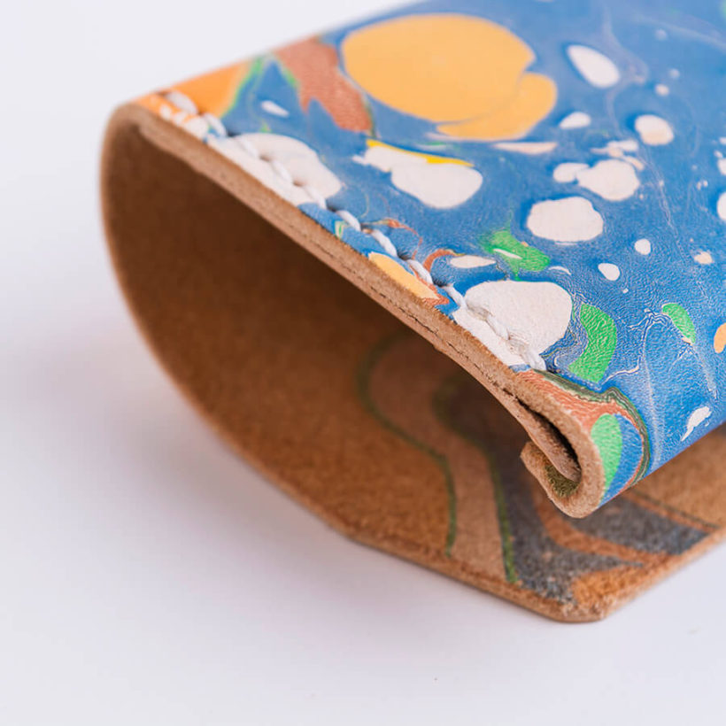 joegoods.com, JoeGoods_genuine_Leather_marble_1201 Pencil Case