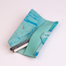joegoods.com, JoeGoods_genuine_Leather_marble_1201 Pencil Case