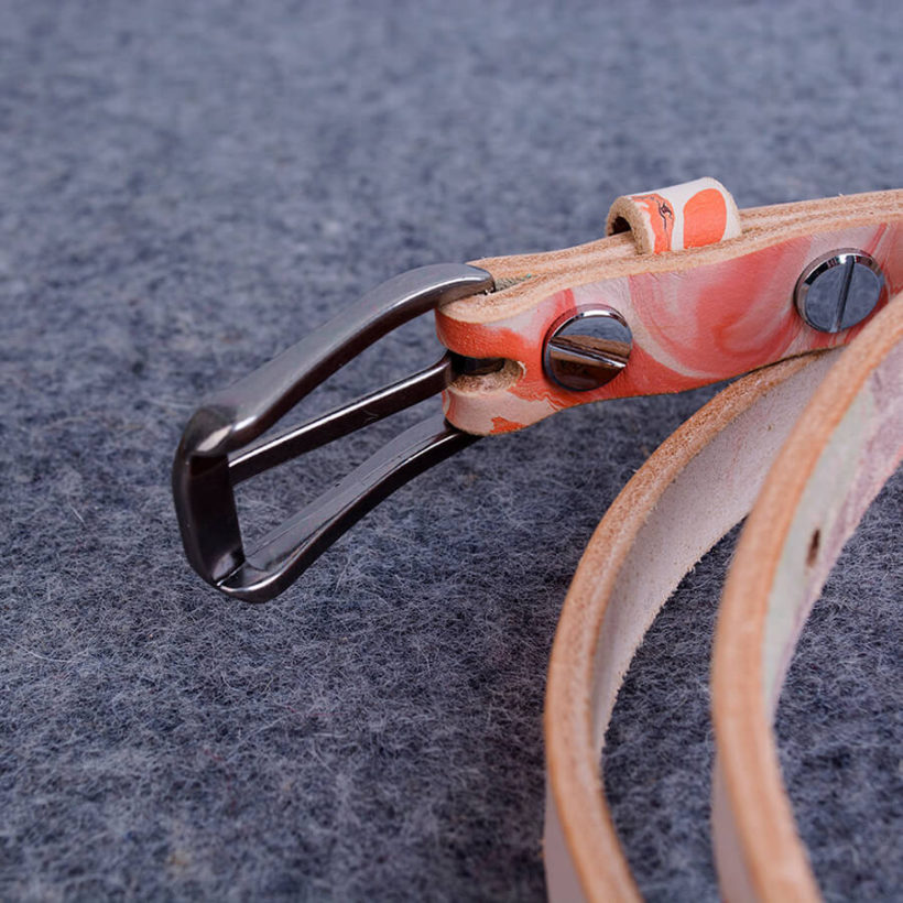 joegoods.com, JoeGoods_genuine_Leather_marble_1302 women belt