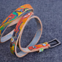 joegoods.com, JoeGoods_genuine_Leather_marble_1302 women belt