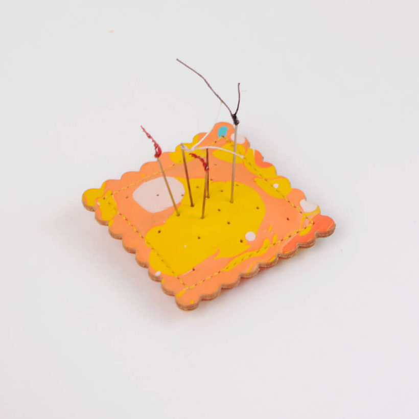 joegoods.com, JoeGoods_genuine_Leather_marble_pin cushion