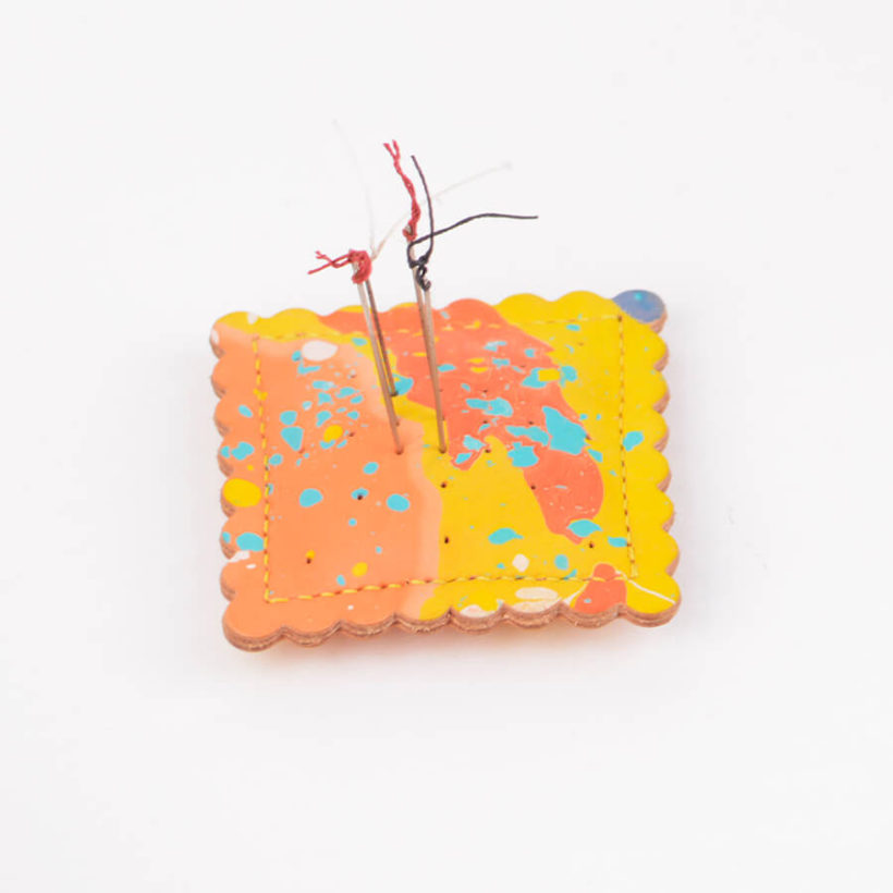 joegoods.com, JoeGoods_genuine_Leather_marble_pin cushion