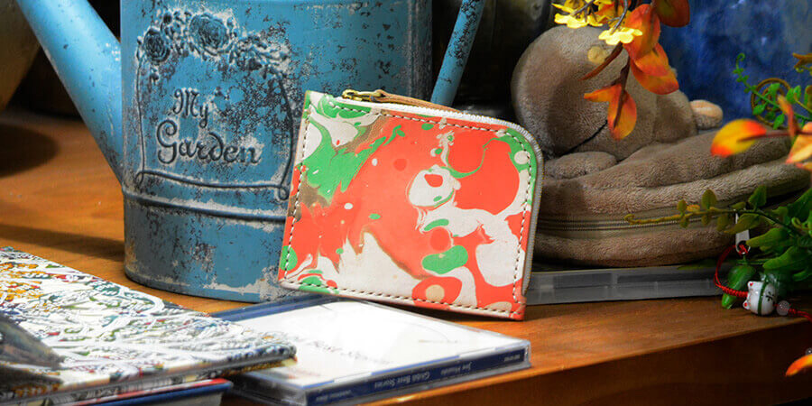 joegoods.com, JoeGoods_genuine_Leather_marble_short zip wallet