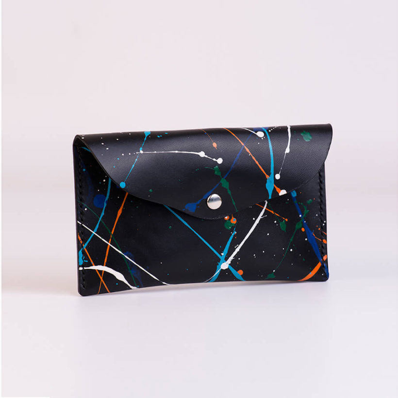 joegoods.com, JoeGoods_genuine_Leather_splatter_1101 small simple wallet