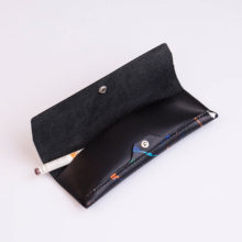 joegoods.com, JoeGoods_genuine_Leather_splatter_1201 Pencil Case