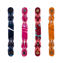 joegoods.com, JoeGoods_genuine_Leather_splatter_1522 Cabinet Drawer Pull