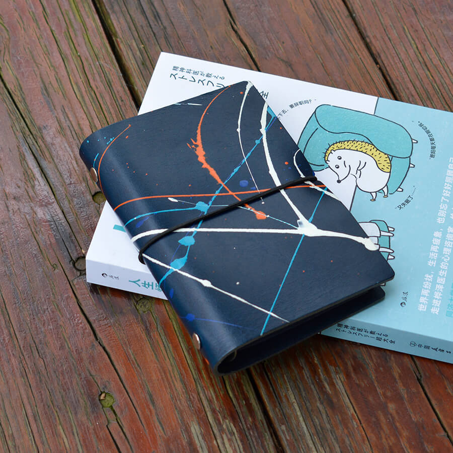 joegoods.com, JoeGoods_genuine_Leather_splatter_art notebook