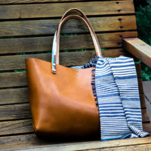 joegoods.com, JoeGoods_genuine_Leather_splatter_tote bag